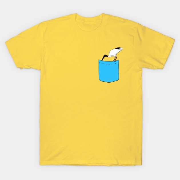 Pocket Bin Chicken T-Shirt by BinChickenBaby